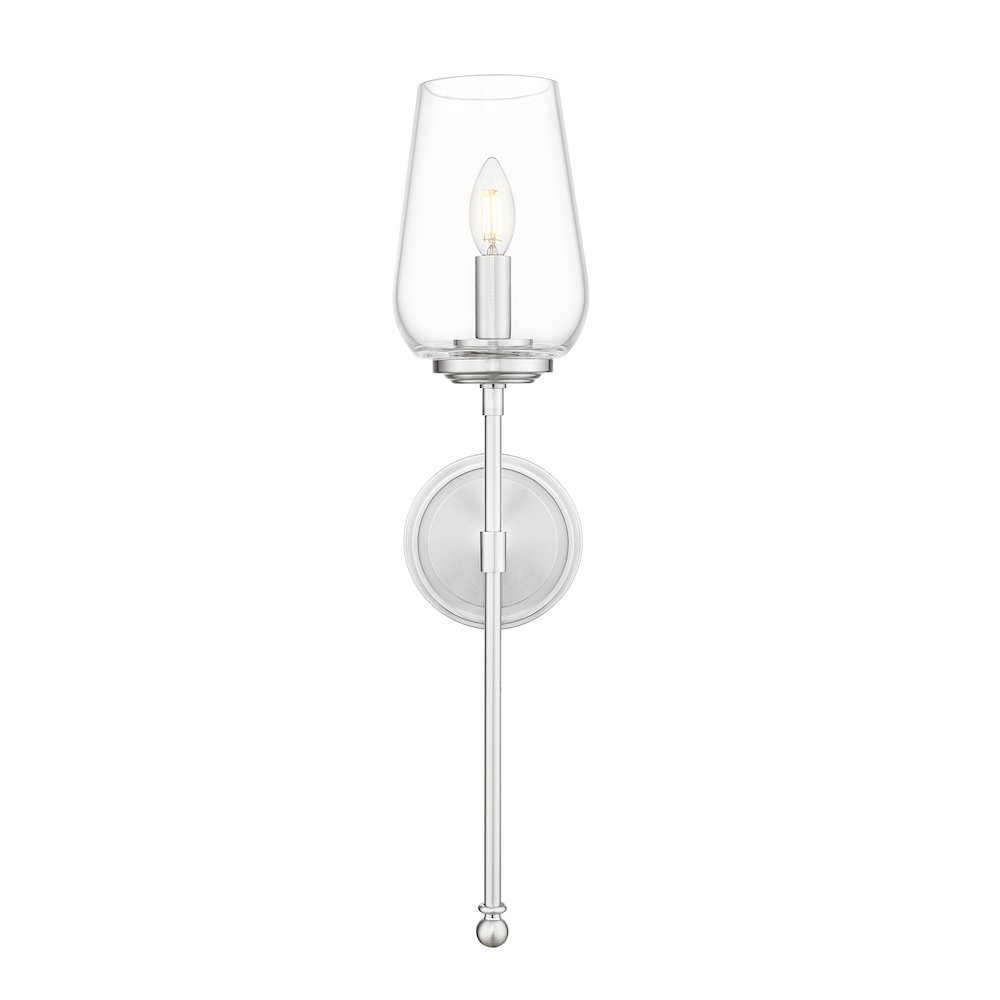 Z-Lite 1 Light Wall Sconce, Brushed Nickel. Picture 2