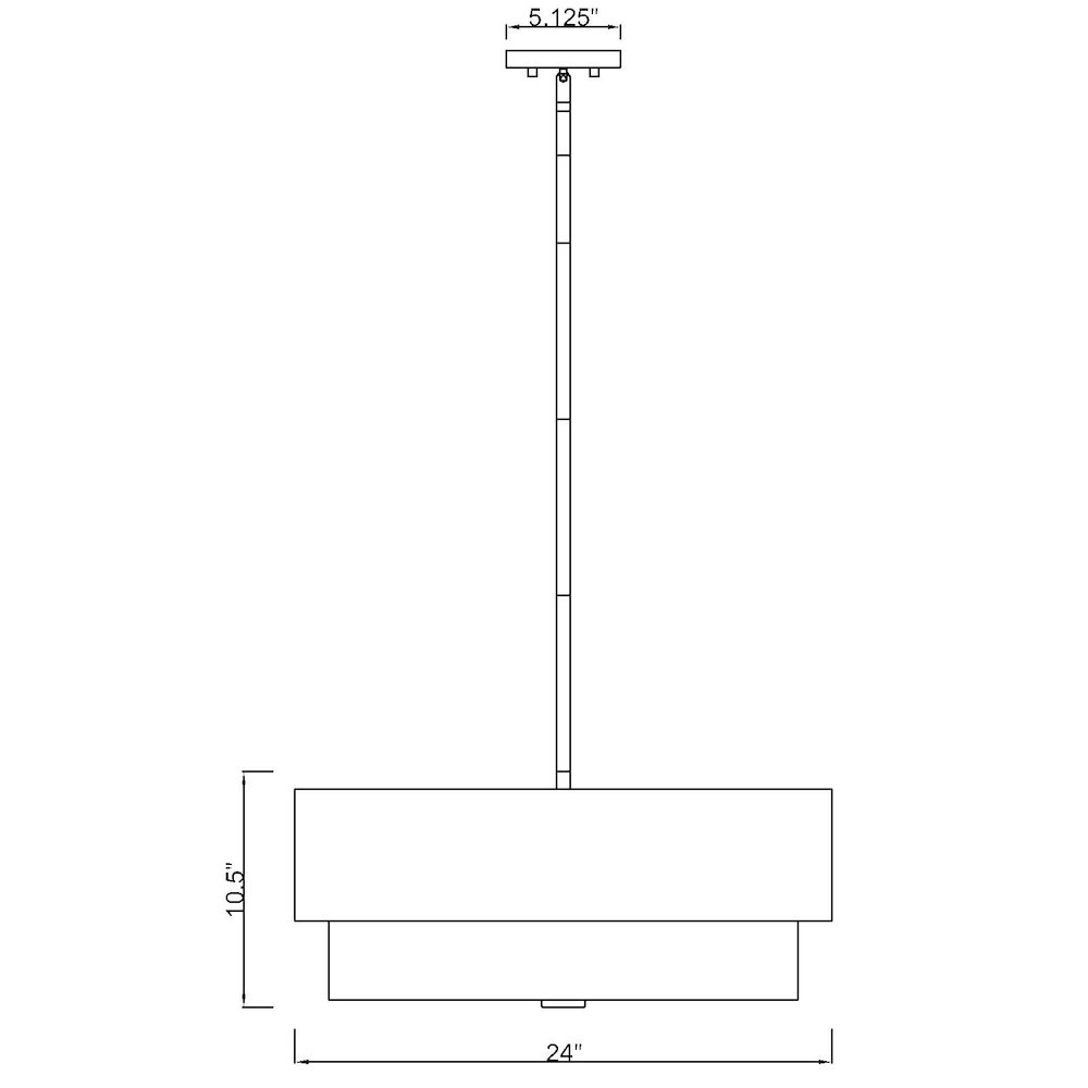 Z-Lite 5 Light Chandelier. Picture 8