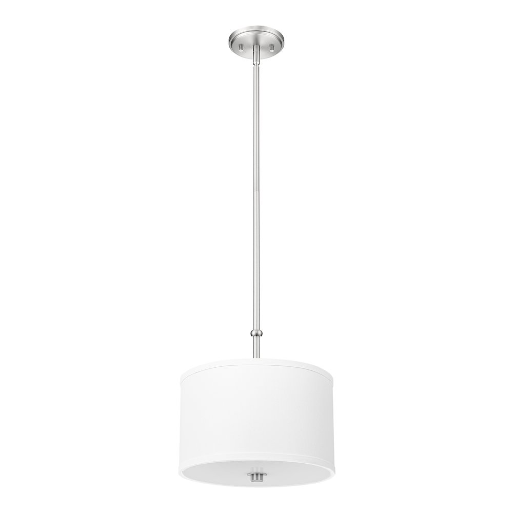 Z-Lite 1 Light Pendant, Brushed Nickel. Picture 7