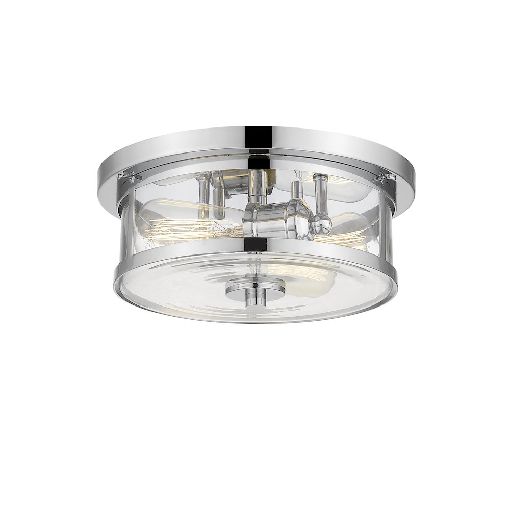 Z-Lite 2 Light Flush Mount. Picture 3