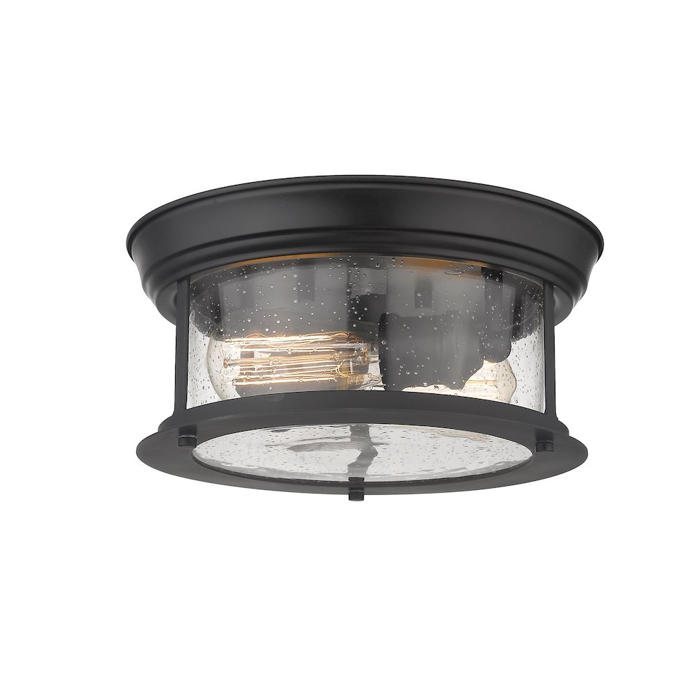 Z-Lite 2 Light Flush Mount. Picture 1