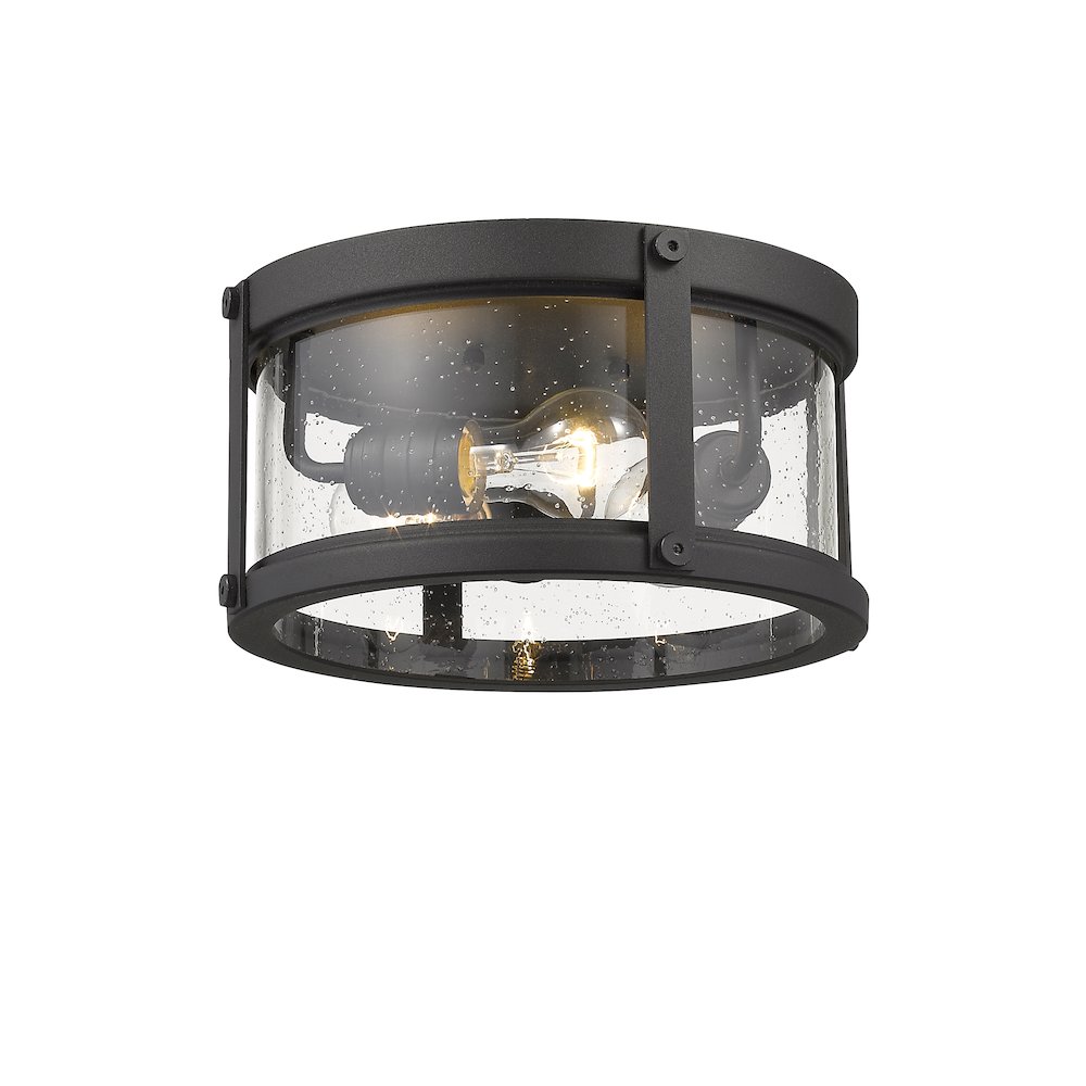 Z-Lite 3 Light Outdoor Flush Mount. Picture 2