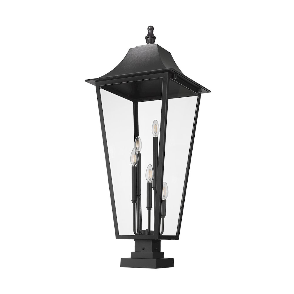 Z-Lite 5 Light Outdoor Pier Mounted Fixture. Picture 5