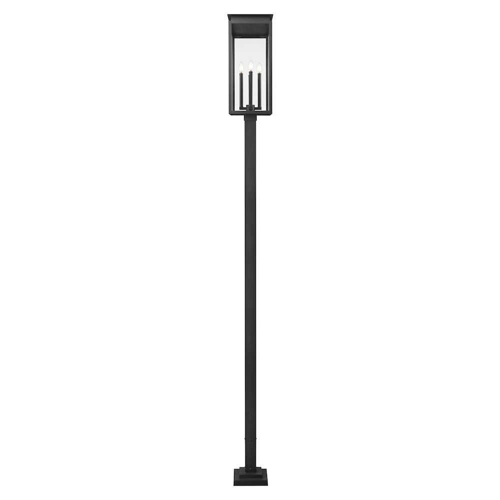 Z-Lite 4 Light Outdoor Post Mounted Fixture. Picture 2
