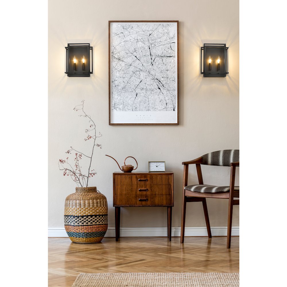 Z-Lite 2 Light Wall Sconce. Picture 6