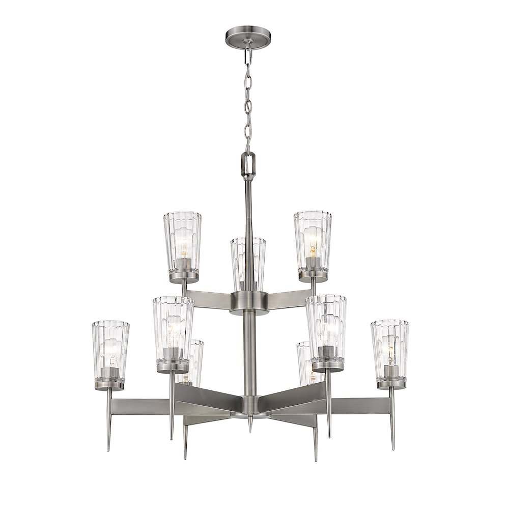 Z-Lite 9 Light Chandelier. Picture 1