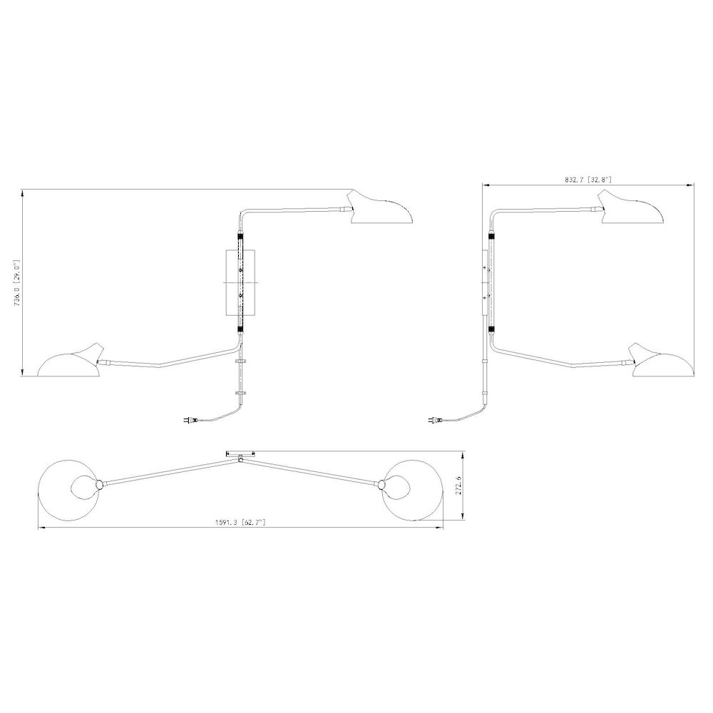 Z-Lite 2 Light Wall Sconce. Picture 8