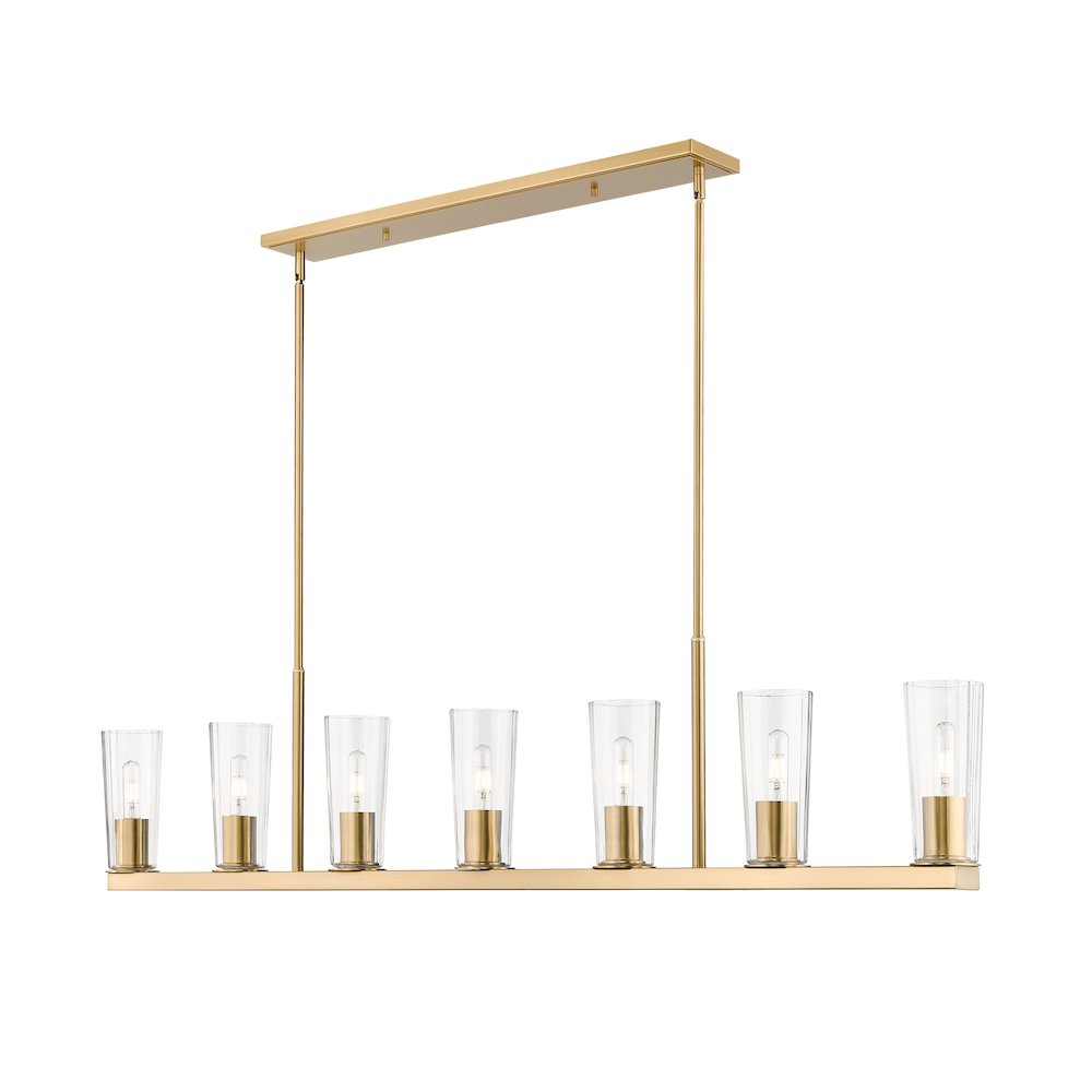 Z-Lite 7 Light Linear Chandelier. Picture 1