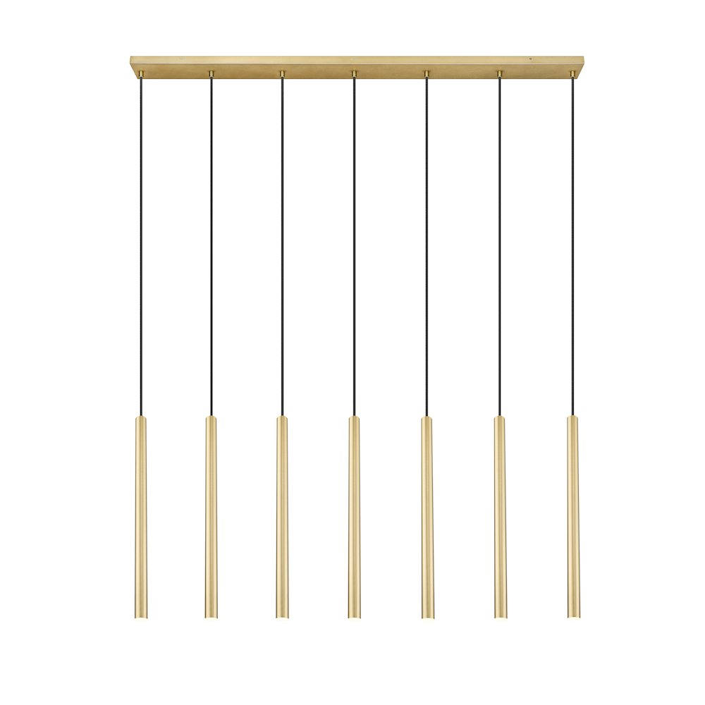 Z-Lite 7 Light Linear Chandelier. Picture 2