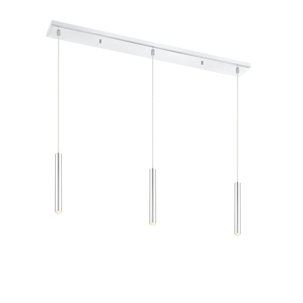 Z-Lite 3 Light Linear Chandelier. Picture 1