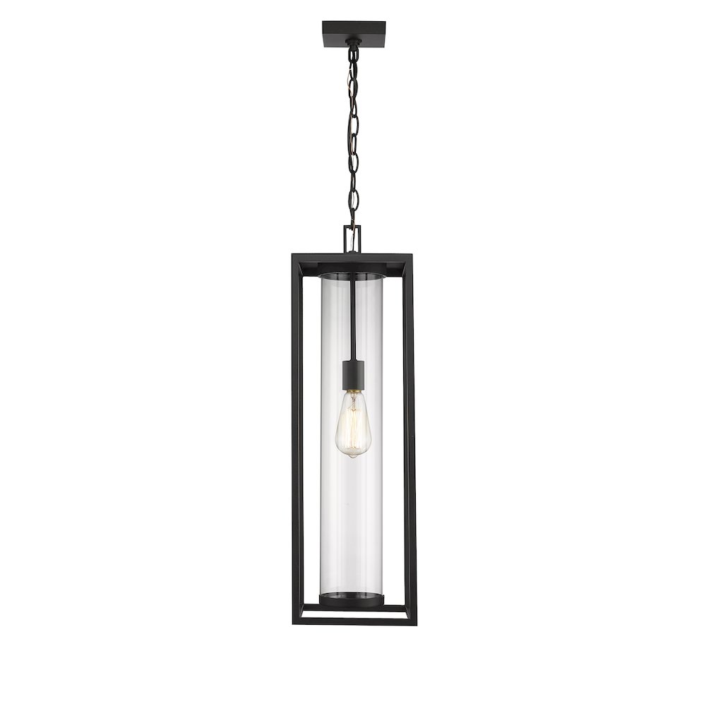 Z-Lite 1 Light Outdoor Chain Mount Ceiling Fixture. Picture 2