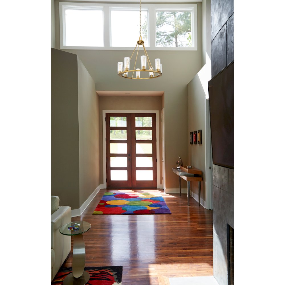 Z-Lite 8 Light Chandelier. Picture 6