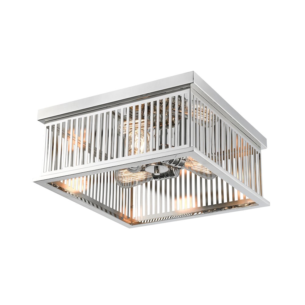 Z-Lite 3 Light Flush Mount. Picture 4