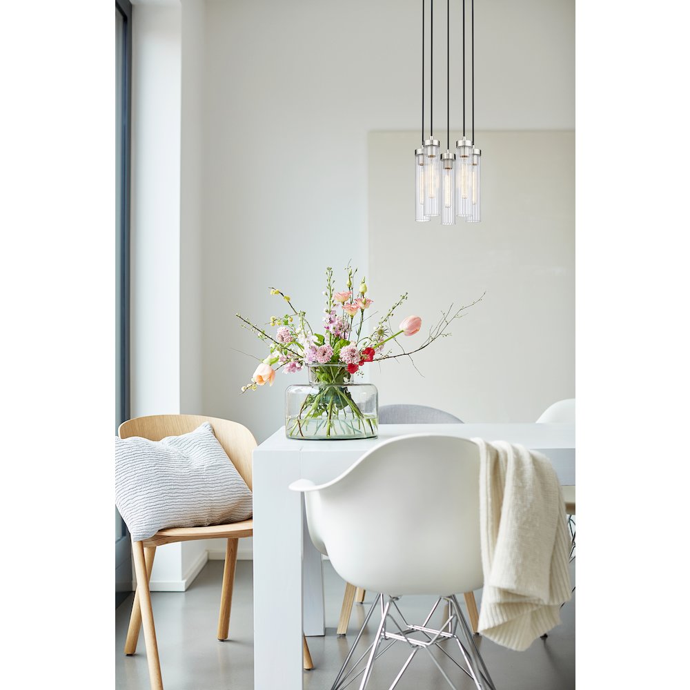 Z-Lite 5 Light Chandelier. Picture 6