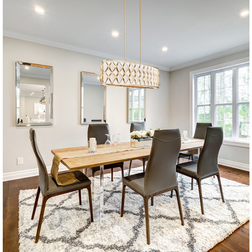 Z-Lite 10 Light Linear Chandelier. Picture 6