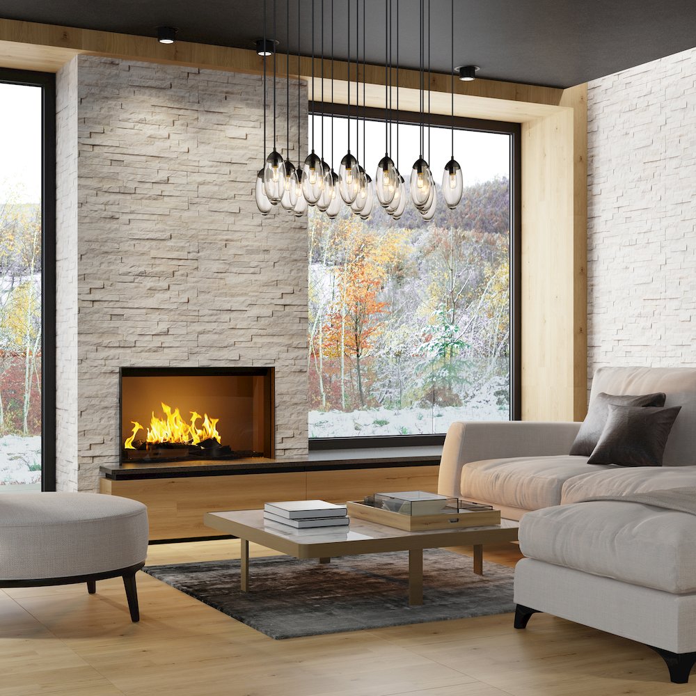Z-Lite 17 Light Linear Chandelier. Picture 7
