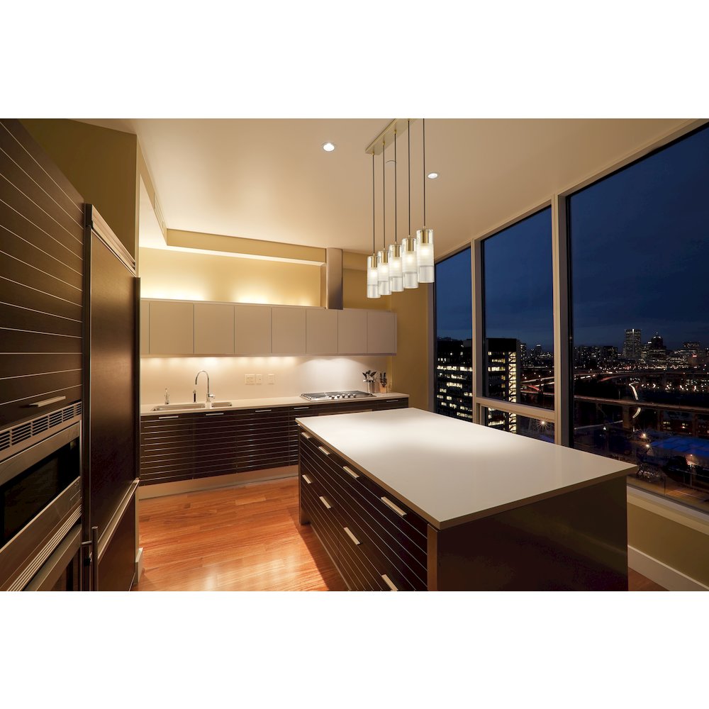 Z-Lite 5 Light Linear Chandelier. Picture 6