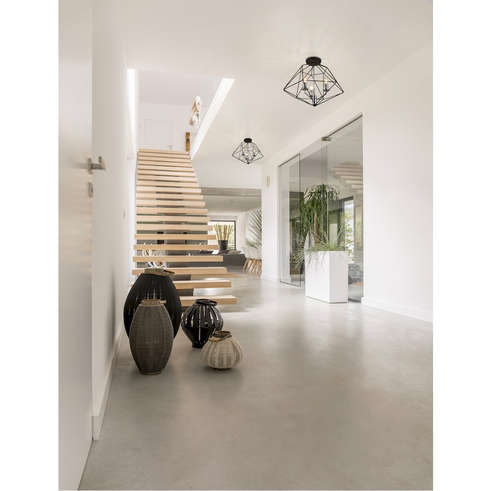 Z-Lite 3 Light Semi Flush Mount. Picture 6