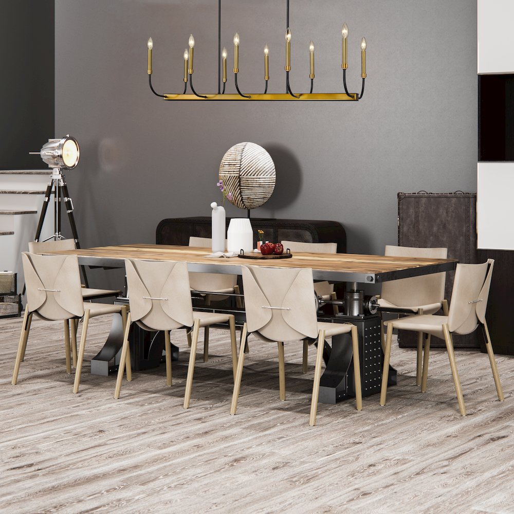 Z-Lite 10 Light Linear Chandelier. Picture 7