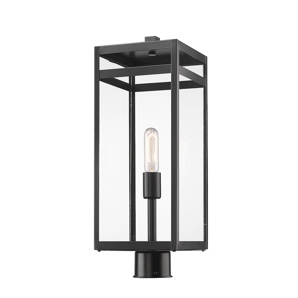Z-Lite 1 Light Outdoor Post Mount Fixture. Picture 1
