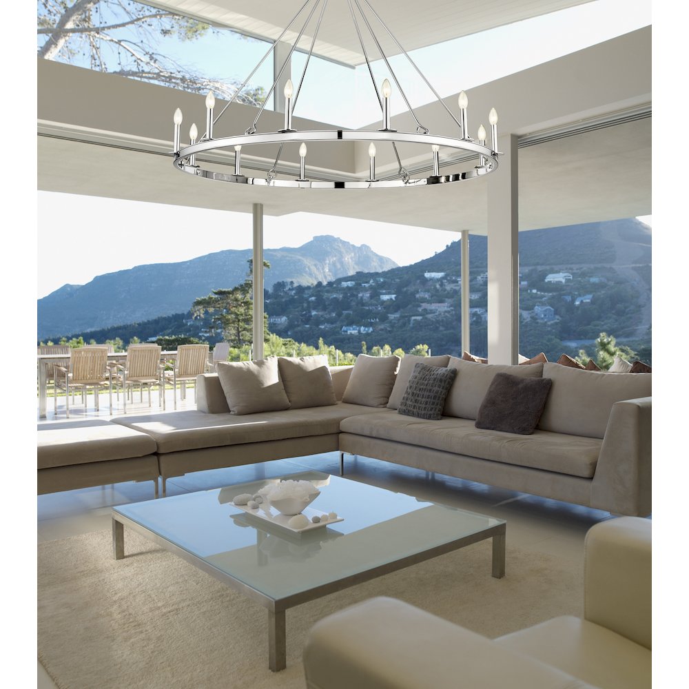 Z-Lite 12 Light Chandelier. Picture 7