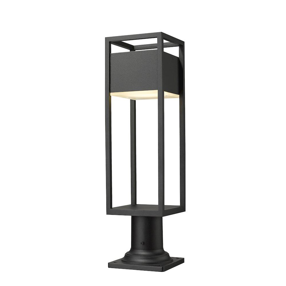Z-Lite 1 Light Outdoor Pier Mounted Fixture. Picture 1