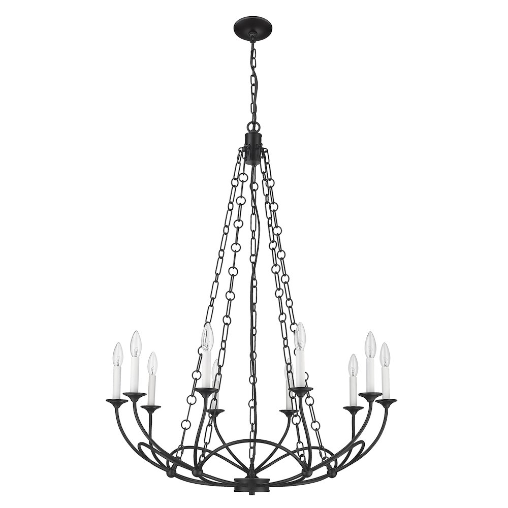 Z-Lite 10 Light Chandelier. Picture 5
