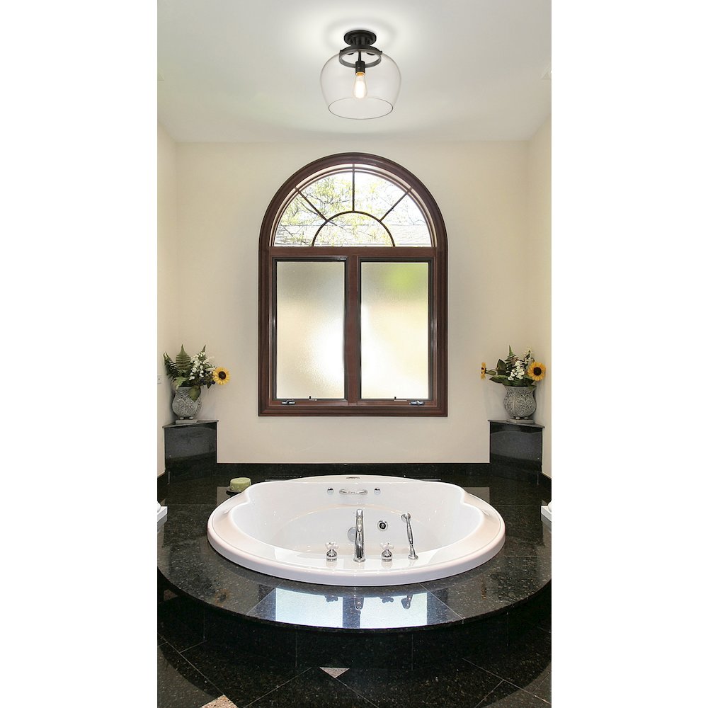 Z-Lite 1 Light Semi Flush Mount. Picture 6