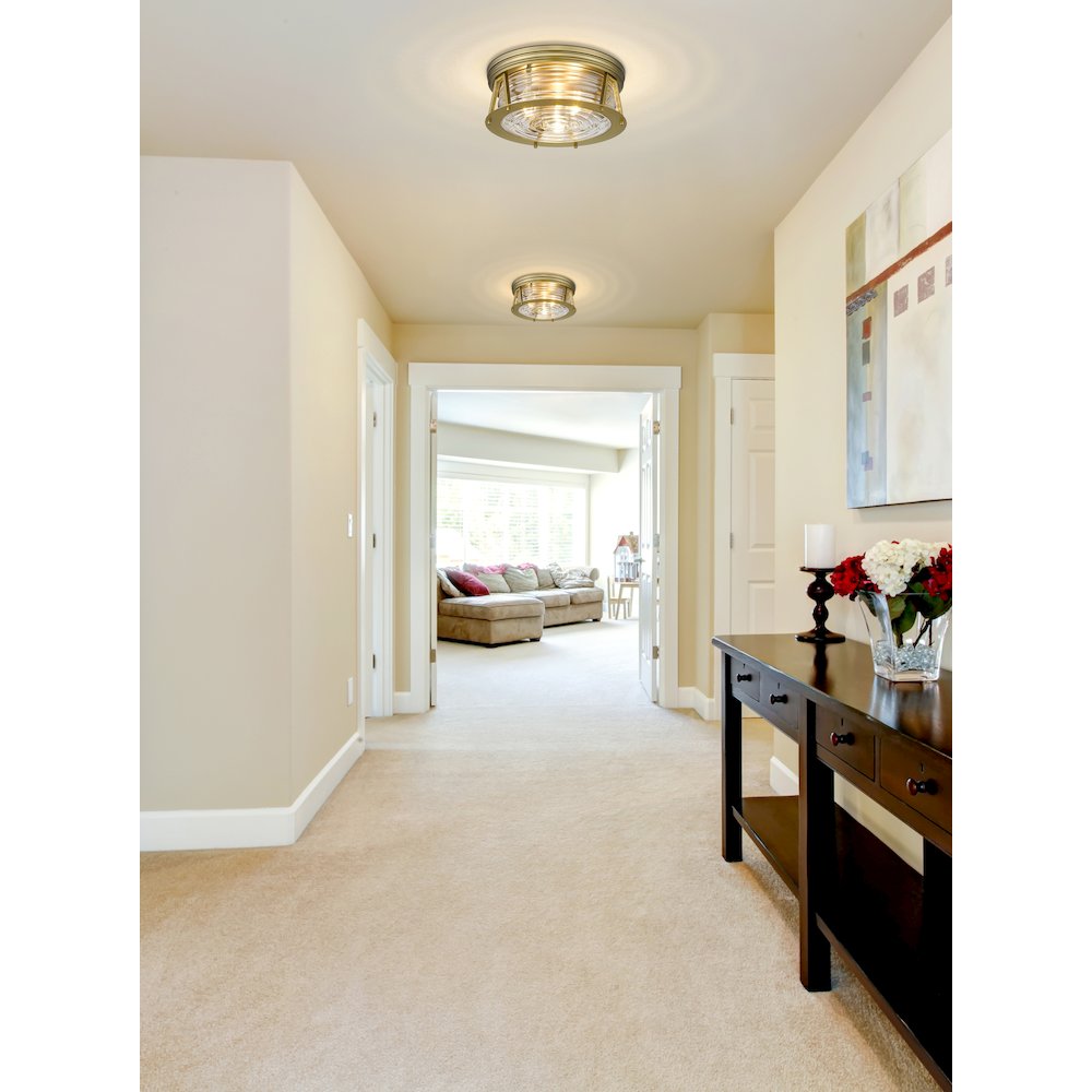Z-Lite 3 Light Flush Mount. Picture 7