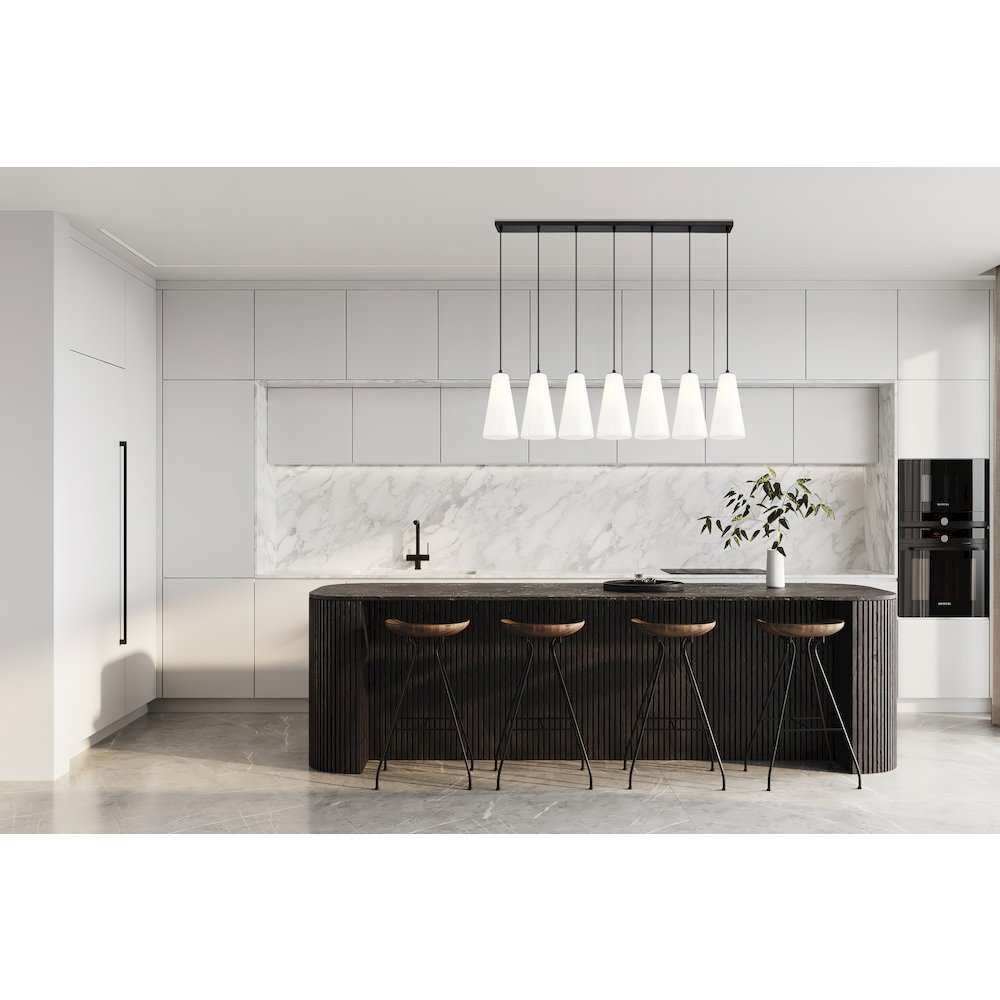Z-Lite 7 Light Linear Chandelier. Picture 7
