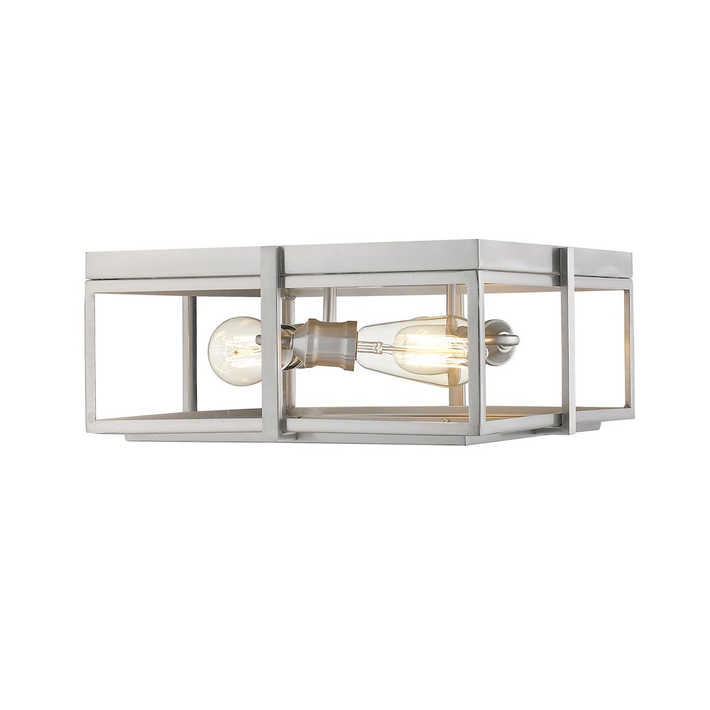 Z-Lite 3 Light Flush Mount. Picture 2