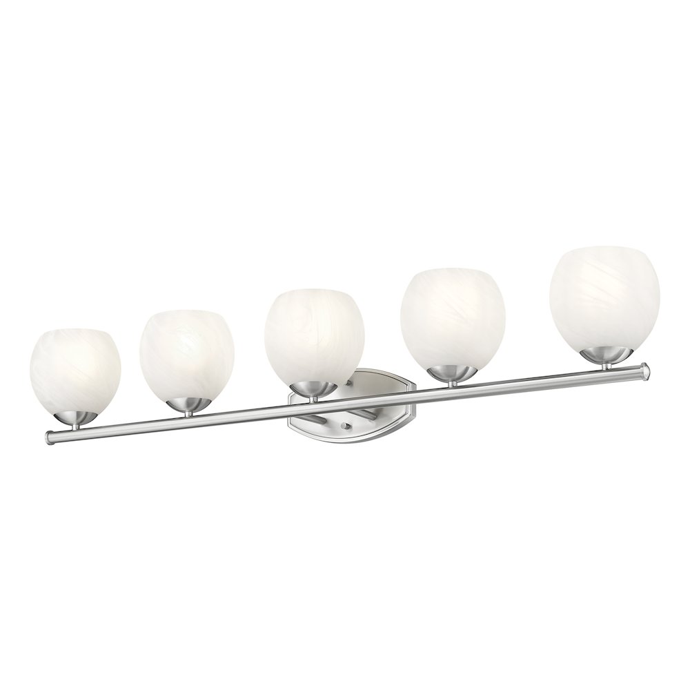 Z-Lite 5 Light Vanity, Brushed Nickel. Picture 3