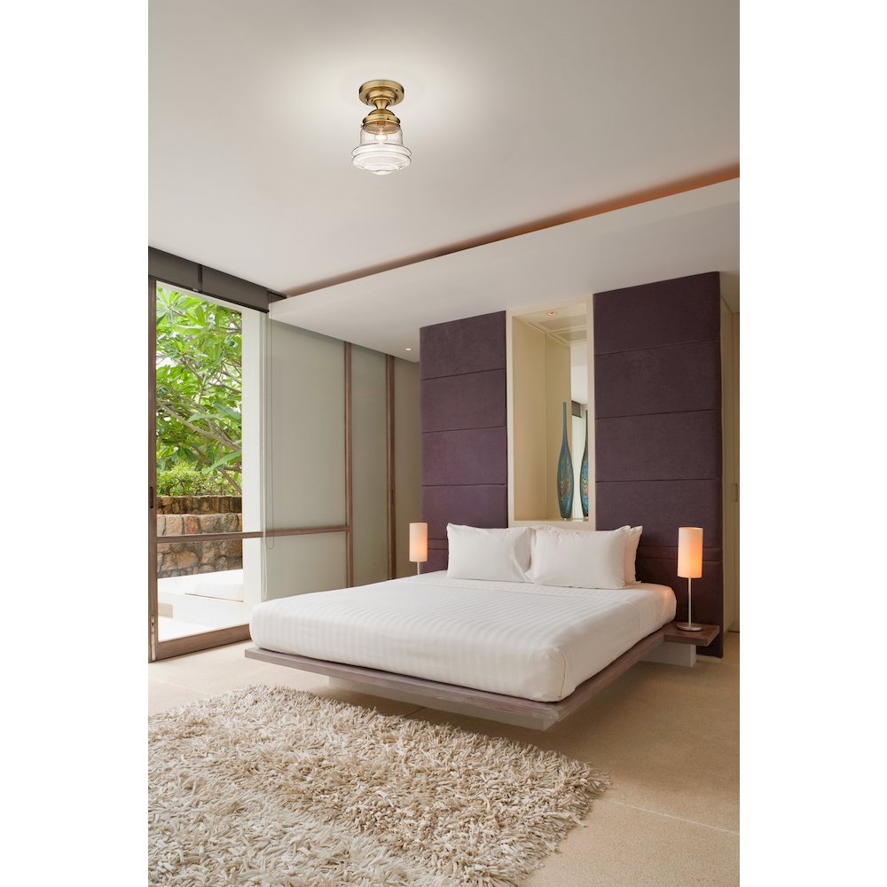 Z-Lite 1 Light Flush Mount. Picture 7