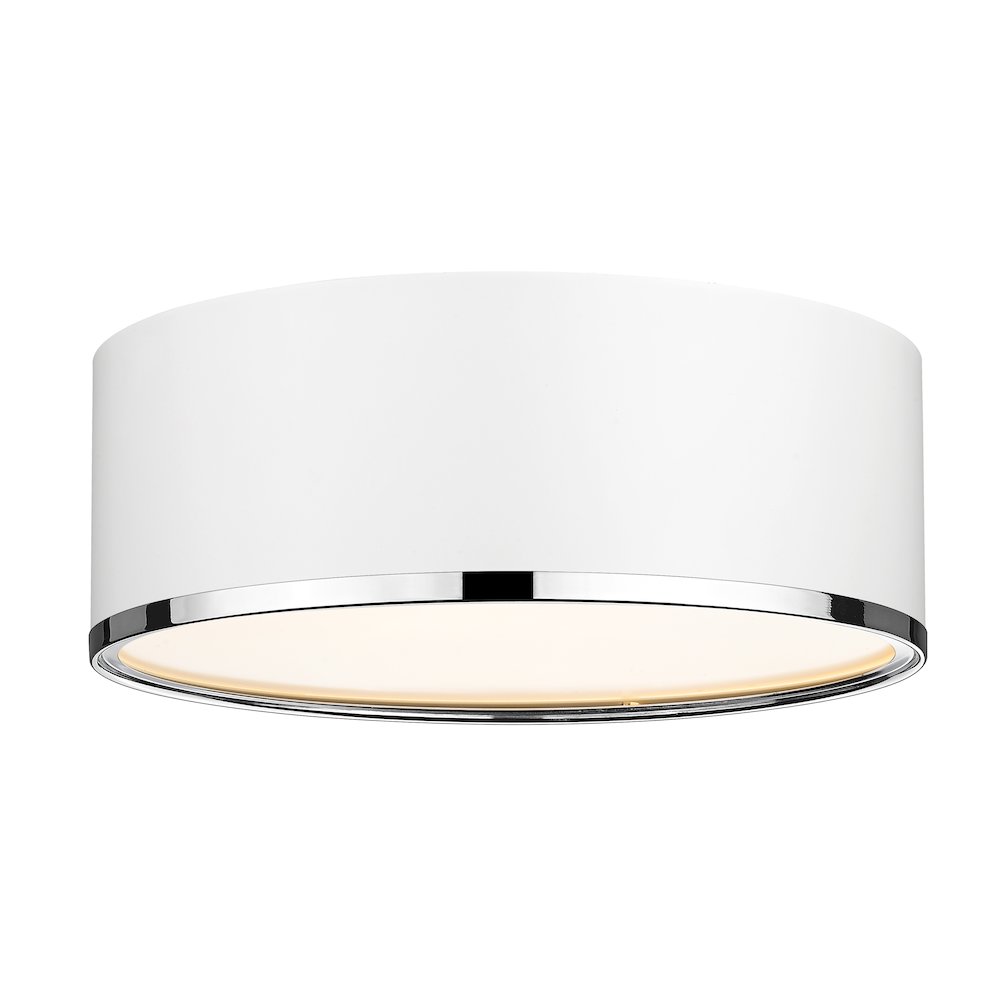 Z-Lite 3 Light Flush Mount. Picture 1