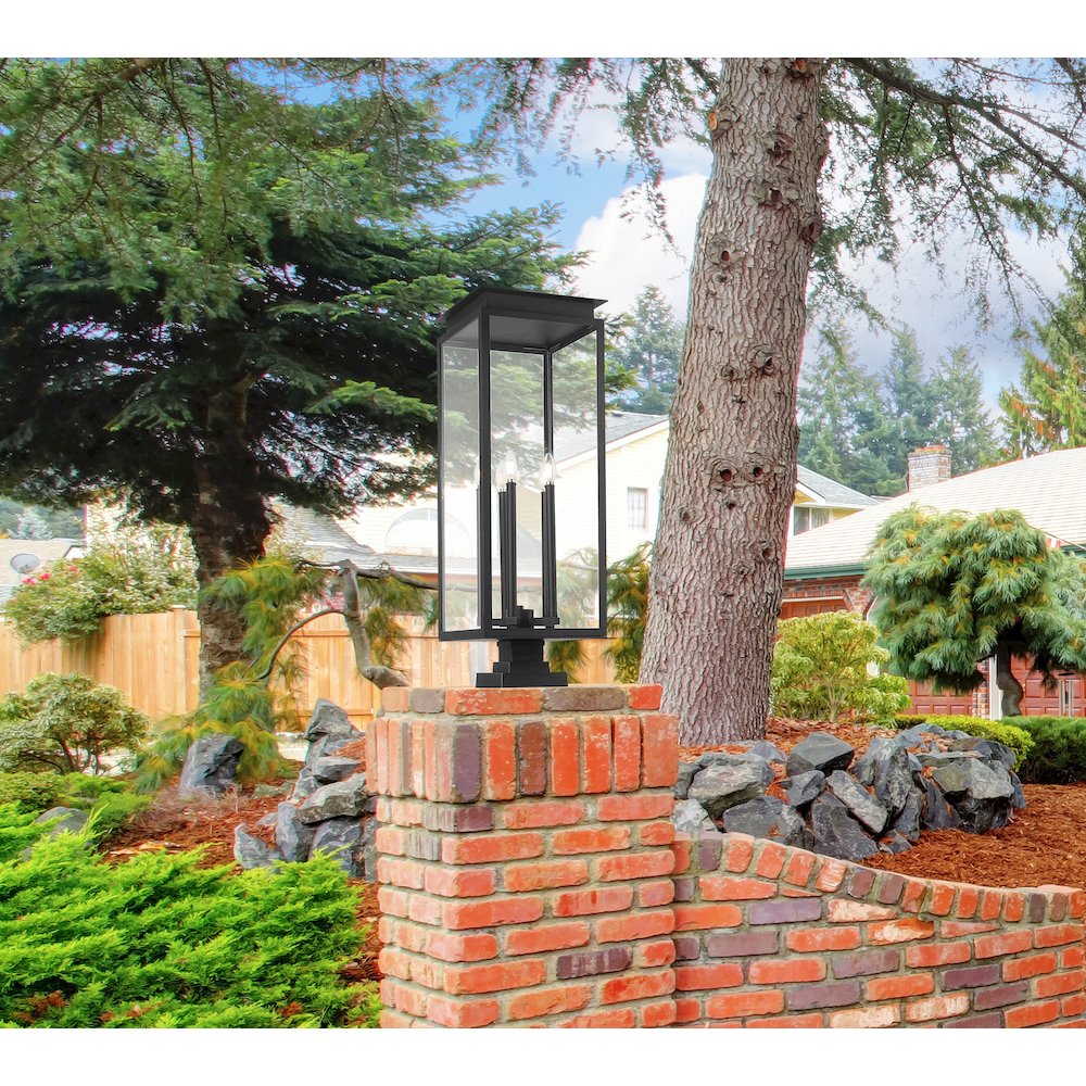 Z-Lite 5 Light Outdoor Pier Mounted Fixture. Picture 6