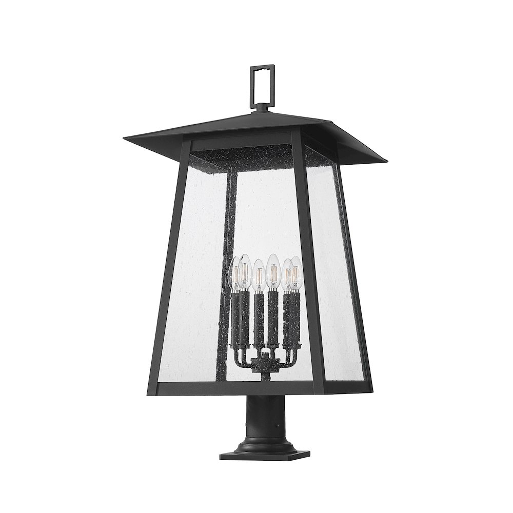 Z-Lite 6 Light Outdoor Pier Mounted Fixture. Picture 5