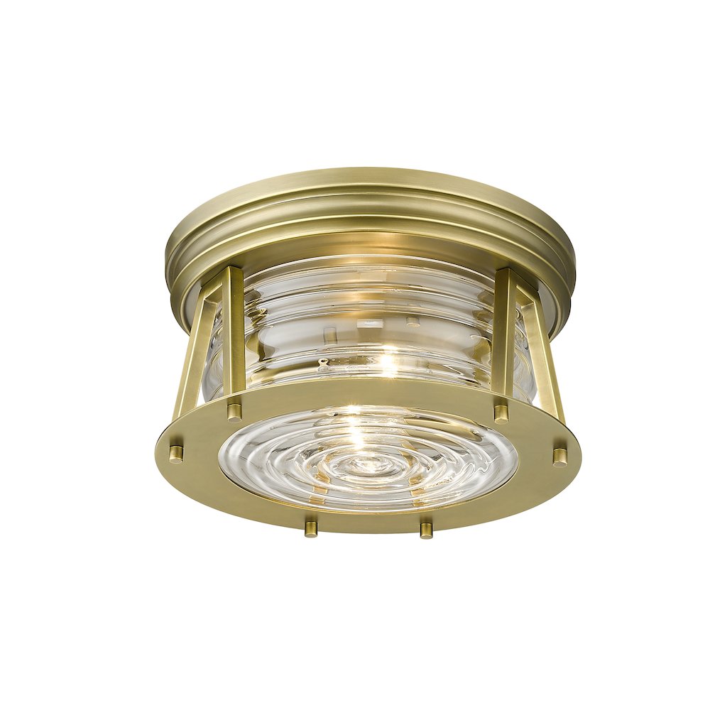 Z-Lite 2 Light Flush Mount. Picture 3