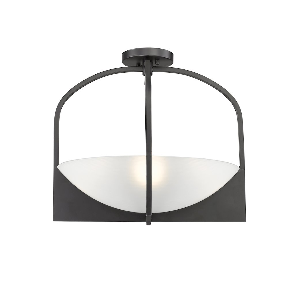Z-Lite 4 Light Semi Flush Mount. Picture 3