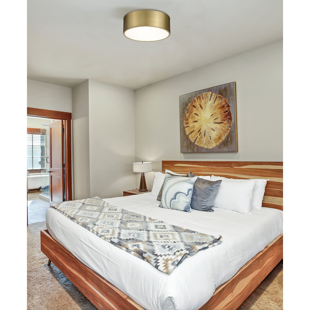 Z-Lite 3 Light Flush Mount. Picture 7