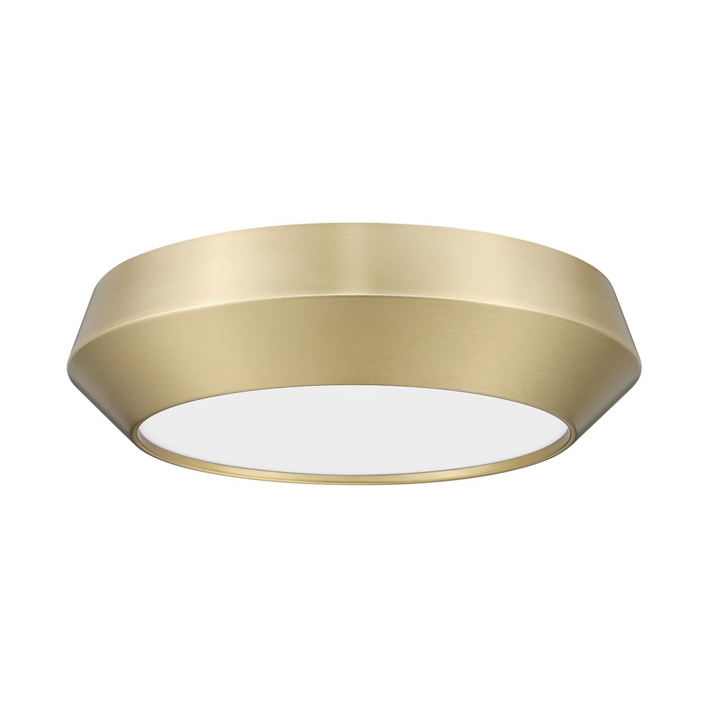 Z-Lite 1 Light Flush Mount, Modern Gold. Picture 7
