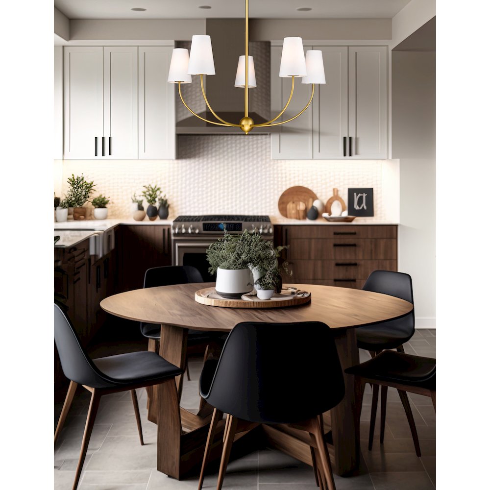Z-Lite 5 Light Chandelier. Picture 6