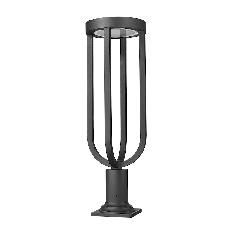 Z-Lite 1 Light Outdoor Pier Mounted Fixture. Picture 5