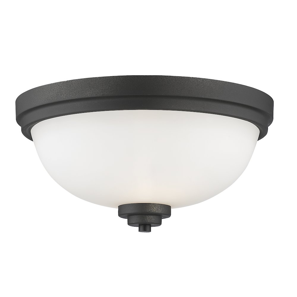 Z-Lite 2 Light Flush Mount. Picture 1