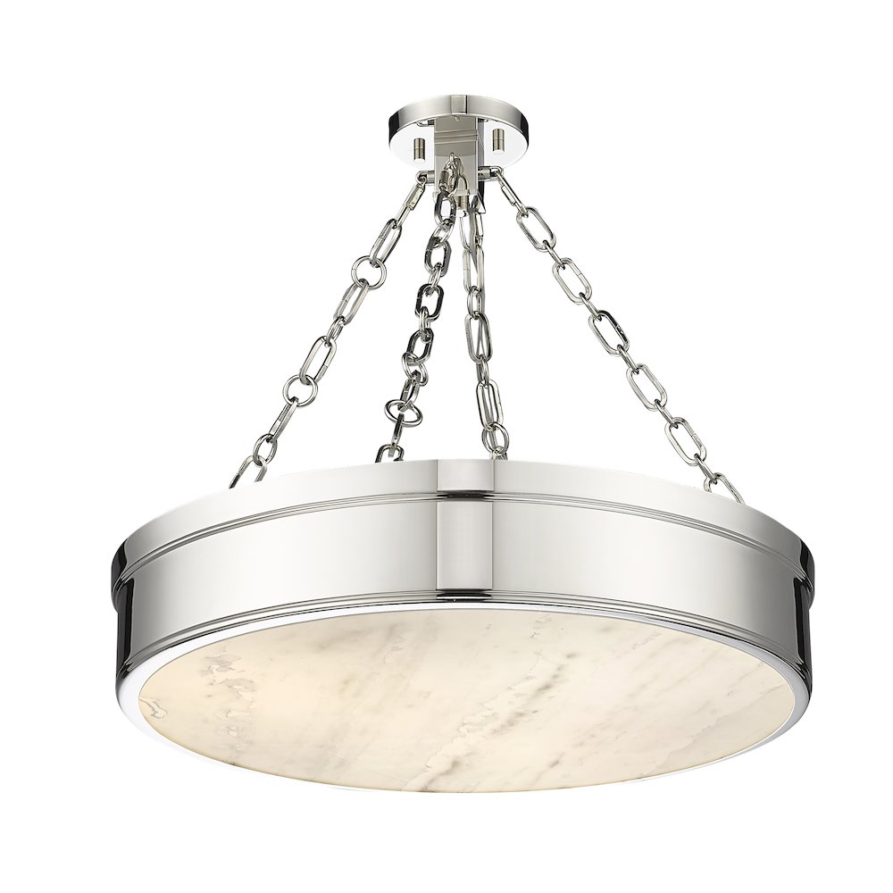 Z-Lite 3 Light Semi Flush Mount. Picture 3