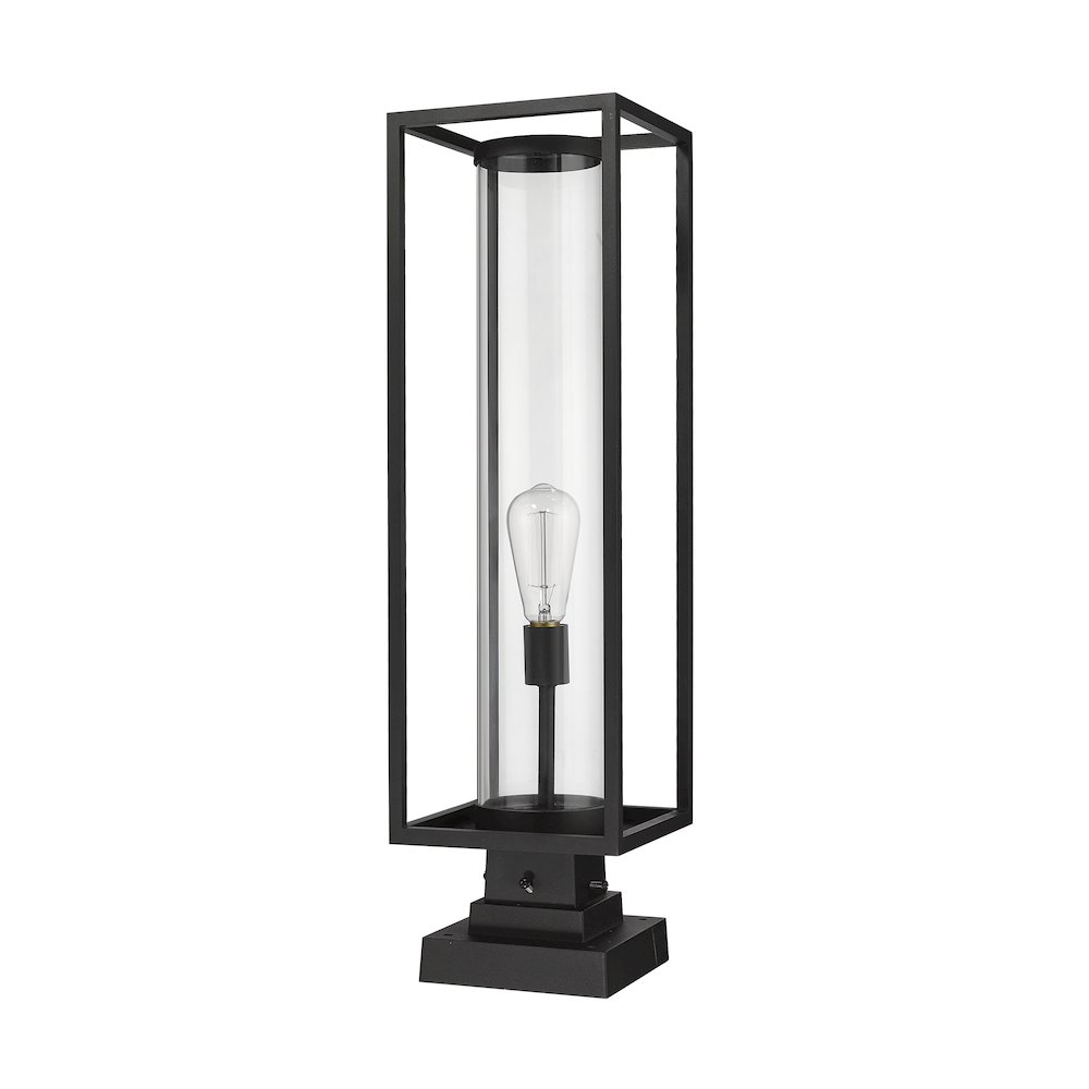 Z-Lite 1 Light Outdoor Pier Mounted Fixture. Picture 5