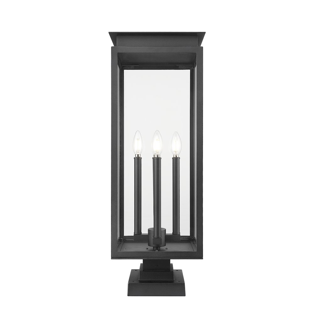 Z-Lite 4 Light Outdoor Pier Mounted Fixture. Picture 3