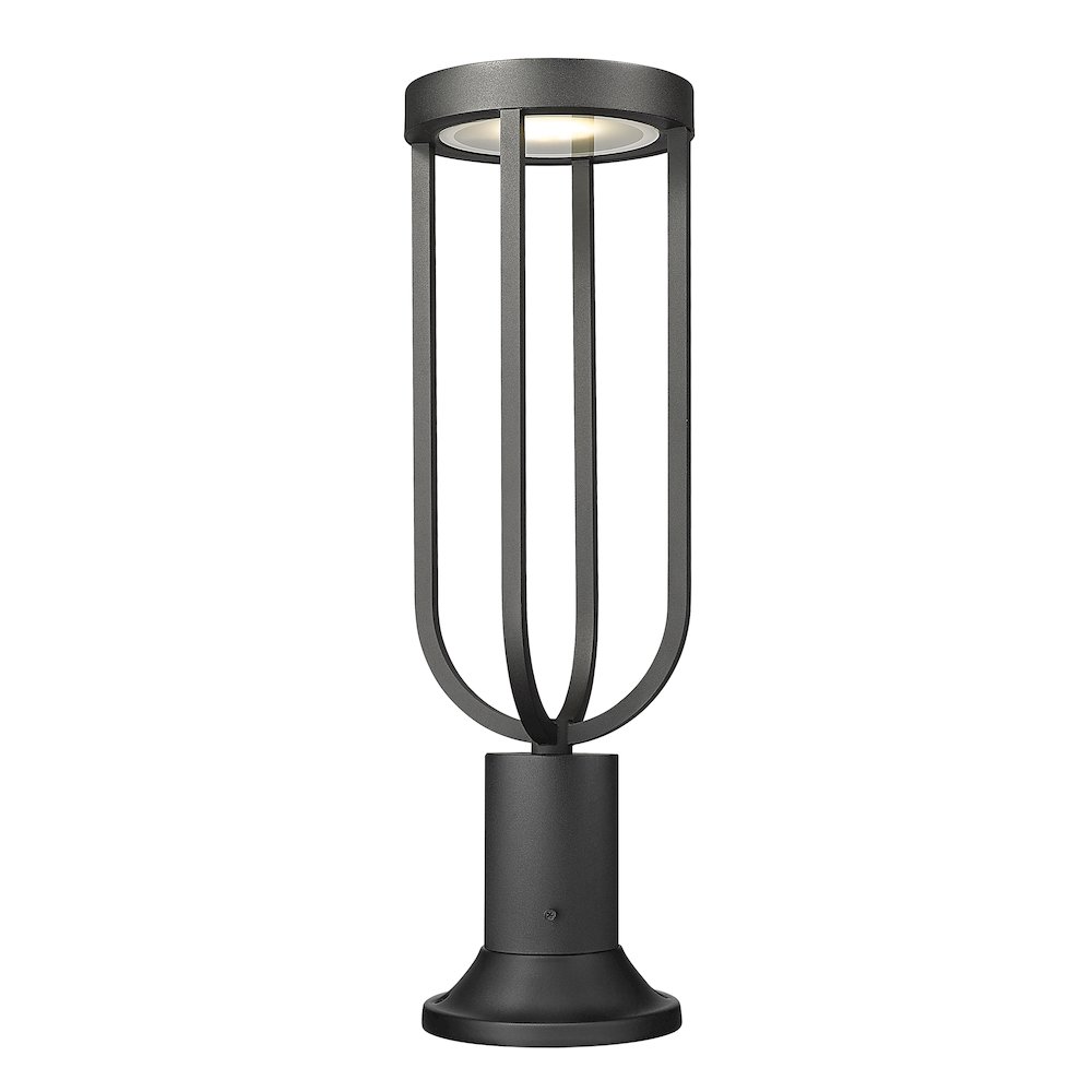 Z-Lite 1 Light Outdoor Pier Mounted Fixture. Picture 1