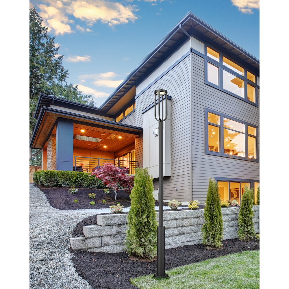Z-Lite 1 Light Outdoor Post Mounted Fixture. Picture 6