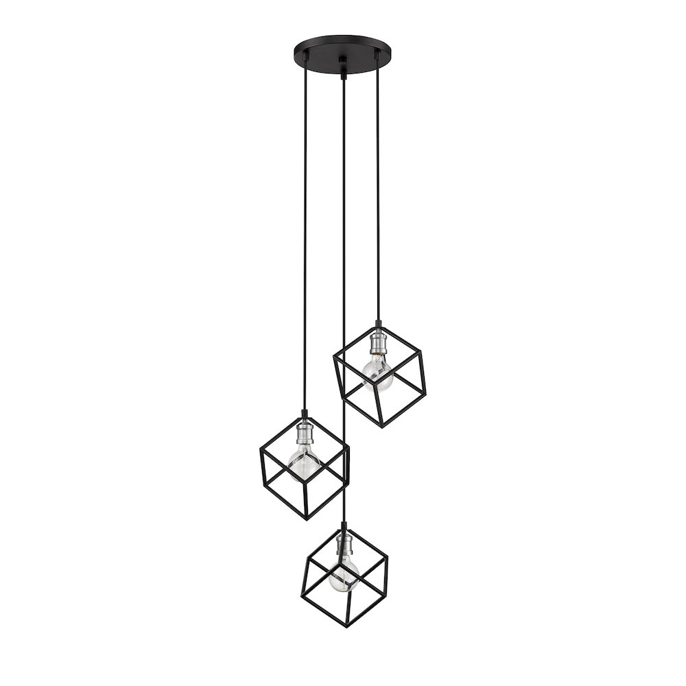 Z-Lite 3 Light Chandelier. Picture 5