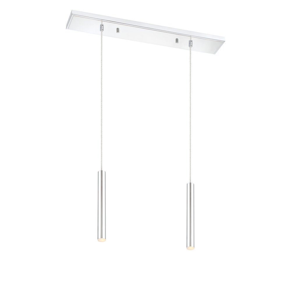 Z-Lite 2 Light Linear Chandelier. Picture 1